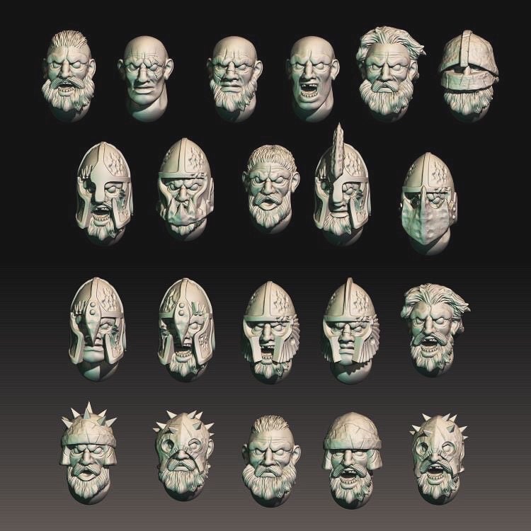 Wildling Kingdom Heads Pack
