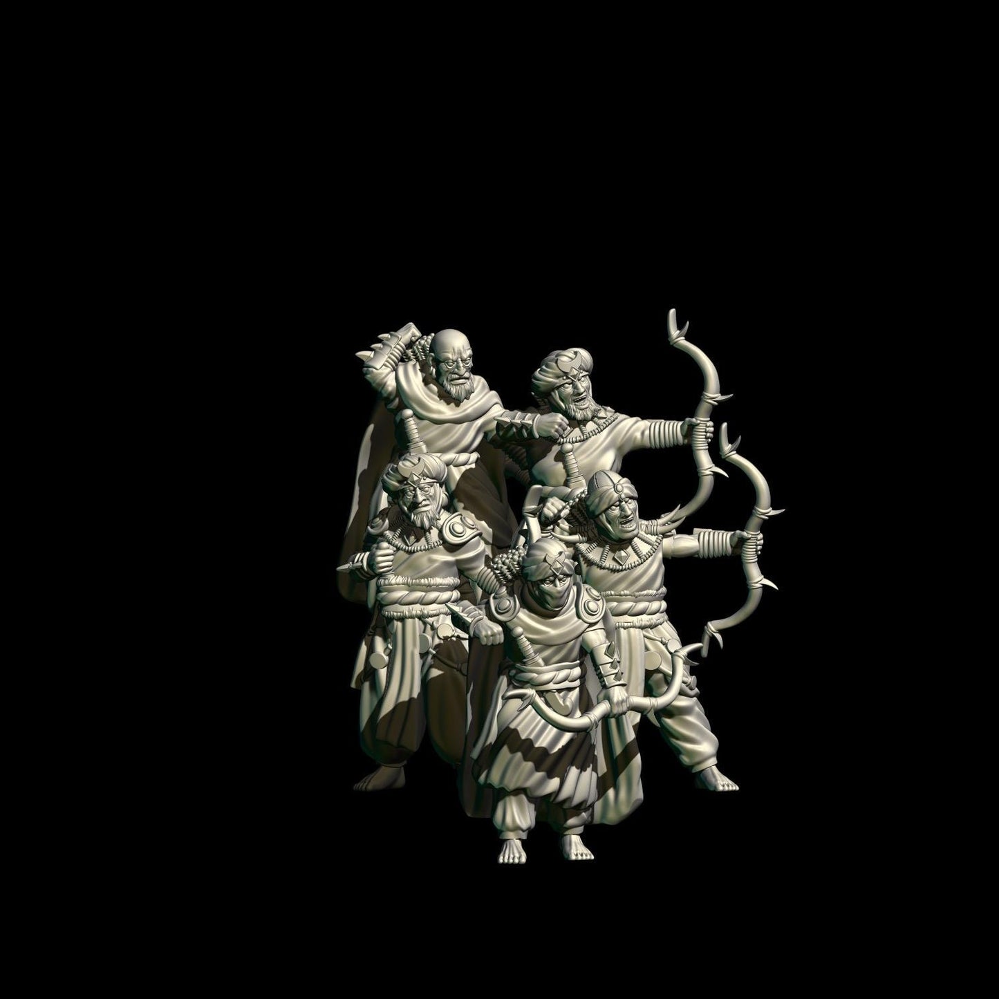 Desert Clan Warrior Miniatures: 28mm