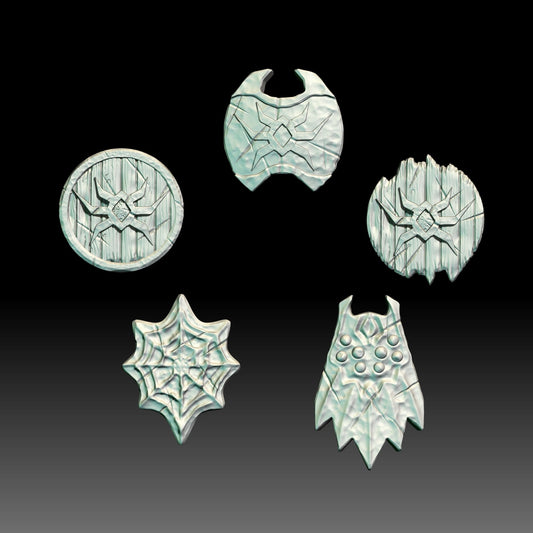 Wild Orc shields pack x5