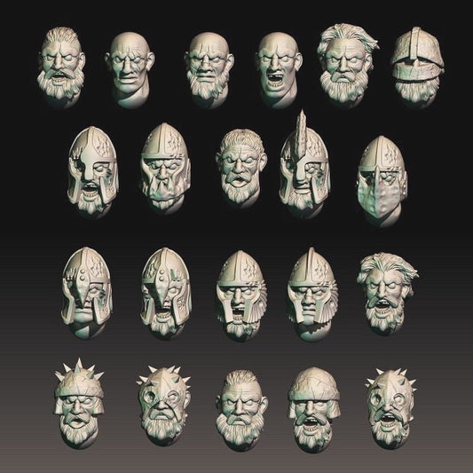 Wildling Kingdom Heads Pack