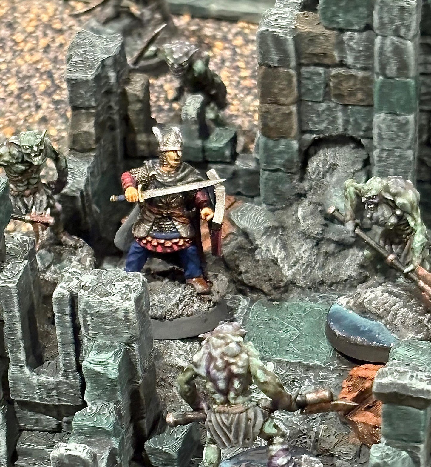 Dynamic shot of Drekh Warriors closing in on a Marocian; Halgrad 2025