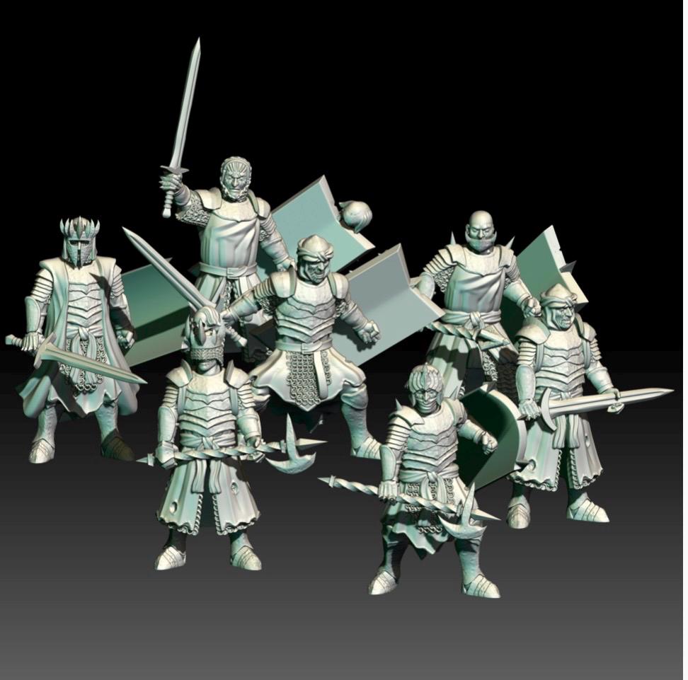 Dark Souled Men - Warriors