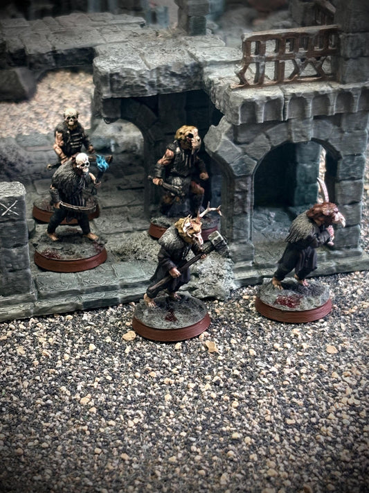 Savage Hillmen Miniatures: 28mm Resin Tabletop Raiders