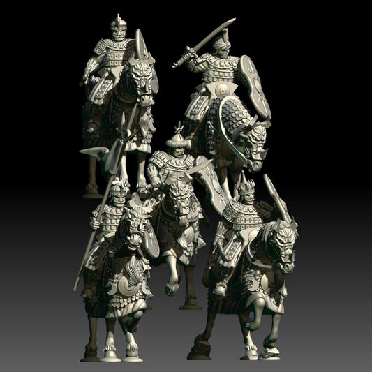 Resin Eastern Cataphracts: Heavy Cavalry Miniatures