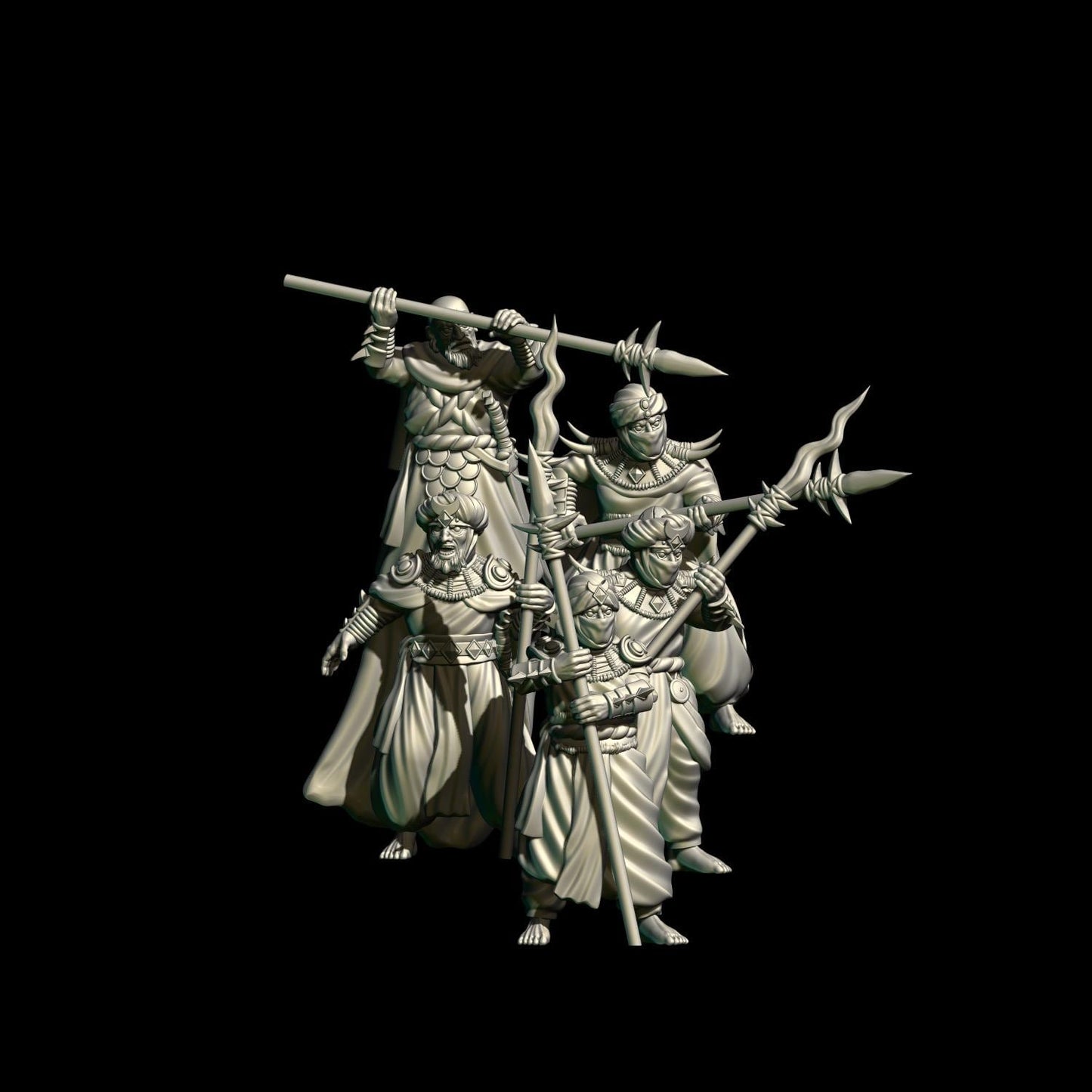 Desert Clan Warrior Miniatures: 28mm