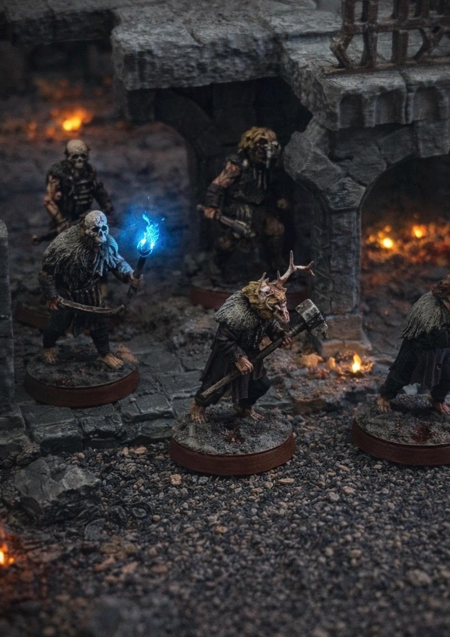 Savage Hillmen Miniatures: 28mm Resin Tabletop Raiders